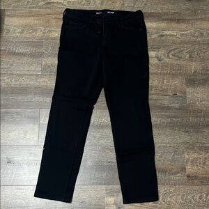 Women's Black “power-slim straight” Jeans
